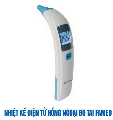 Nhiệt kế điện tử hồng ngoại đo Tai Famed ET100